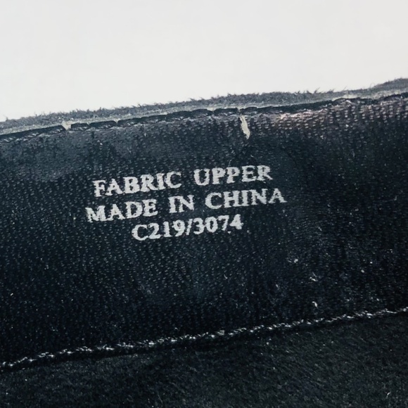 Ann Marino Black Suede Knee High Heeled Boots Studded Gold Detail Womens 7.5M - Picture 16 of 16